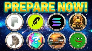 BEST CRYPTO'S & MEMECOINS ?! 🤯 THIS IS LOOKING BULLISH!!! 🤯 $PONS $PEPE $NOSHITS $BTC