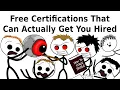 Free Certifications That Can Actually Get You Hired