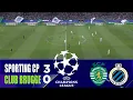 SPORTING CP vs CLUB BRUGGE 3-0 | 2025 Champions League | Match Highlights