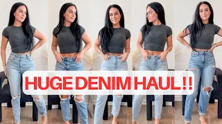 American Eagle Denim Haul Try On BRUTALLY Honest Review