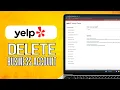 How To Delete Yelp Business Account