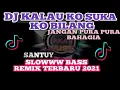 Download Lagu DJ Kalau Ti Suka Ko Bilang Slow Bass Santuy