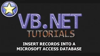VB NET Tutorial - INSERT Records Into a Microsoft Access Database