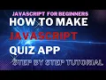 JavaScript beginners project tutorial step by step