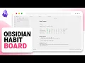 How to Build a Visual Habit Tracker in Obsidian Habit Streak Design