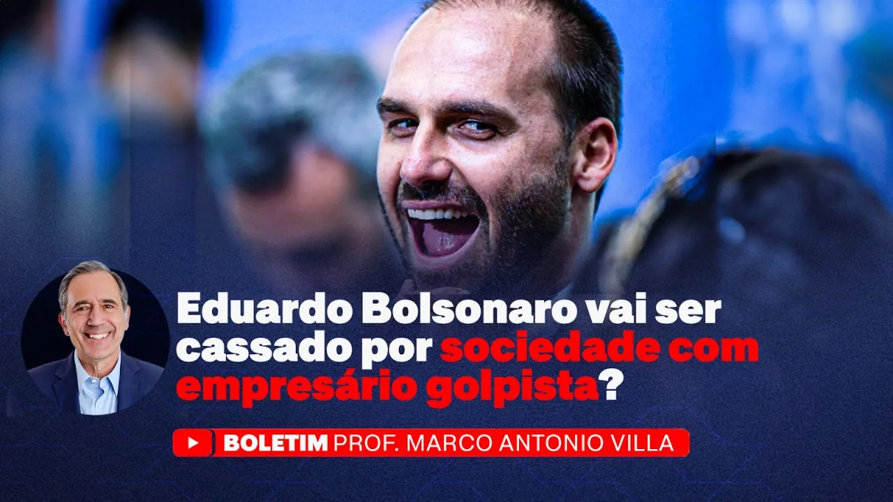 Eduardo Bolsonaro vai ser cassado por sociedade com empresário golpista?