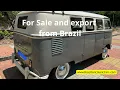 VW T1 split window bus 1962 for sale and export from Brazil