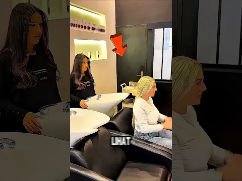 Gadis ini datang dengan rambut yang keras😱