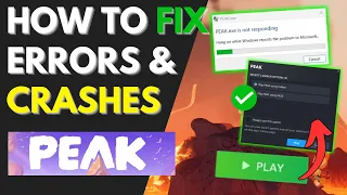 PEAK - How To Fix Common Errors Crashes Easy Method