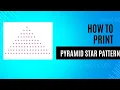 Learn to Code a Pyramid Star Pattern in Java - Step-by-Step Tutorial