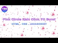 Pink Heart Rain Burst Animation Interactive Particle FX with HTML CSS JavaScript