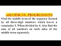 Find the middle term of the sequence formed by all three digit numbers which leave a remainder 3