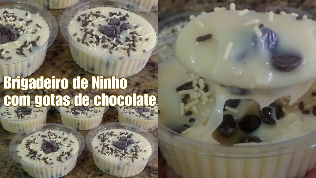 GANHE ATÉ 5 MIL POR MÊS, BRIGADEIR DE NINHO COM GOTAS DE CHOCOLATE, RENDA EXTRA COM SOBREMESA NO POTE