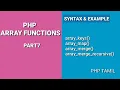 Php Array Functions Part7 PHP TAMIL
