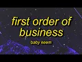 Download Lagu Baby Keem - first order of business (Lyrics) | wake up in the morning brush my teeth