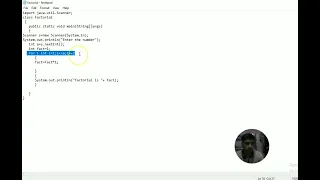 Java Factorial using For Loop with Scanner