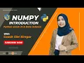Pengenalan Library Numpy di Python Using Colab - Belajar Python Untuk AI Data Science