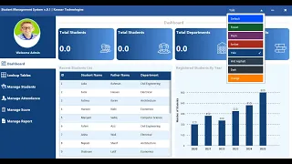 Part-1 Java Swing Complete Multi Theme Multi Submenu Dashboard Java Swing UI Desing