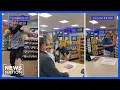 Gas station customers go viral after dancing for discount