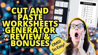 Demo and Review - Cut and Paste Worksheets Generator