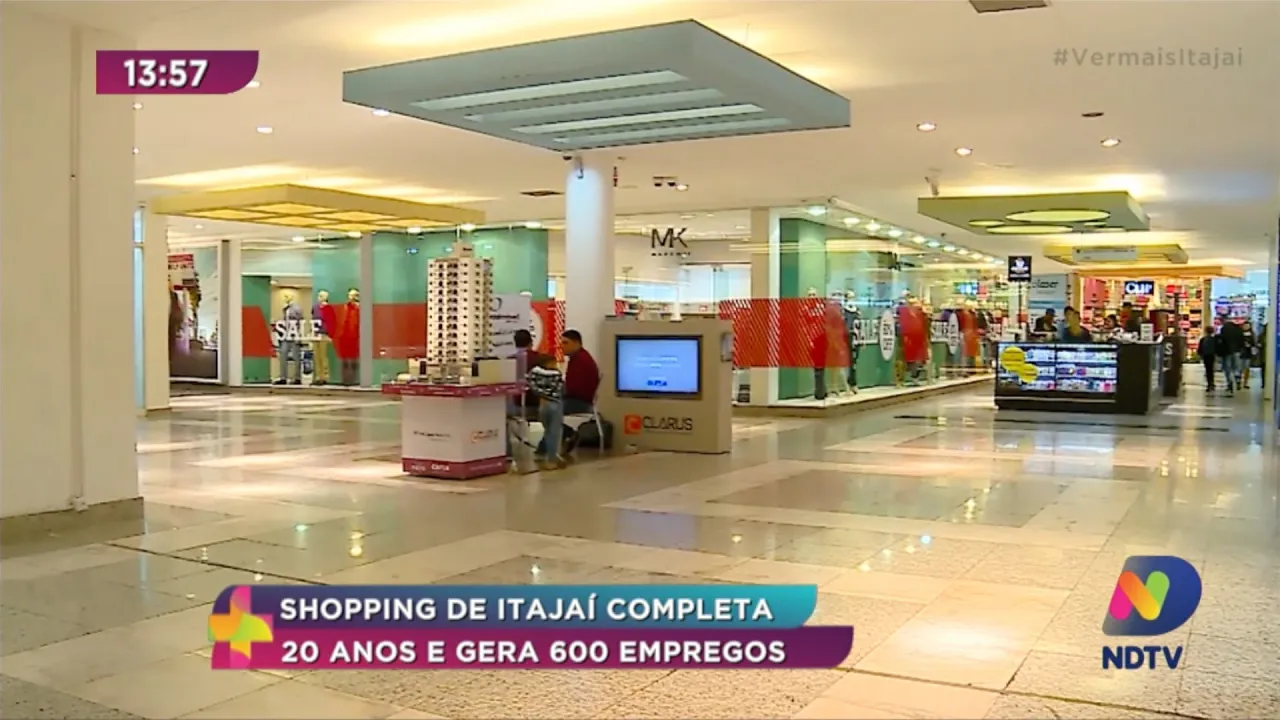Shopping de Itajaí completa 20 anos e gera 600 empregos