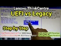 Lenovo ThinkCentre M83 UEFI and Legacy USB Boot setup Step by Step