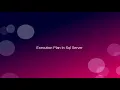 Execution Plan In Sql Server