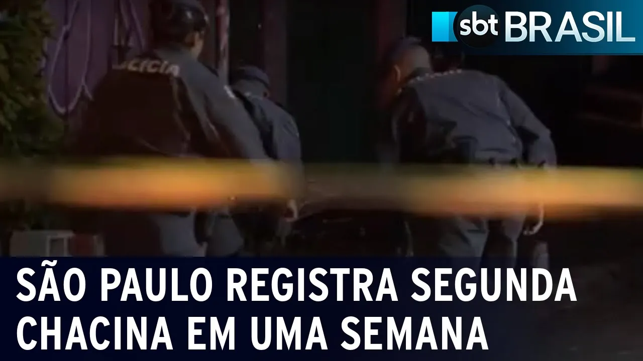 São Paulo registra segunda chacina em uma semana | SBT Brasil (14/07/23)