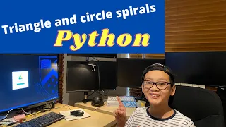 How to draw other cool spirals Python code for kids - Episode5