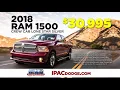 The Great IPAC New Car Giveaway is BACK Plus New Rams on sale