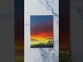 easy way to paint a sunset acrylic painting ideas for beginners