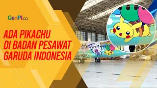 Garuda Indonesia Rilis Pesawat Bergambar Pikachu