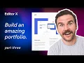 Build Design a Portfolio Website Without Code from Scratch Part 3