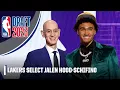 The Los Angeles Lakers select Jalen Hood-Schifino with No 17 overall pick 2023 NBA Draft