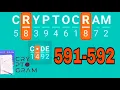 CRYPTOGRAM Word Logic Puzzles level 591 592