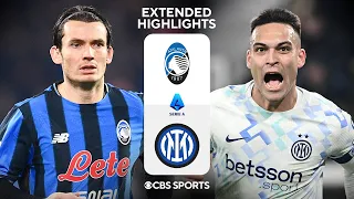 Atalanta vs. Inter: Extended Highlights | Serie A | CBS Sports Golazo