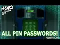 Persona 5 - All PIN Passwords in Kaneshiro Palace