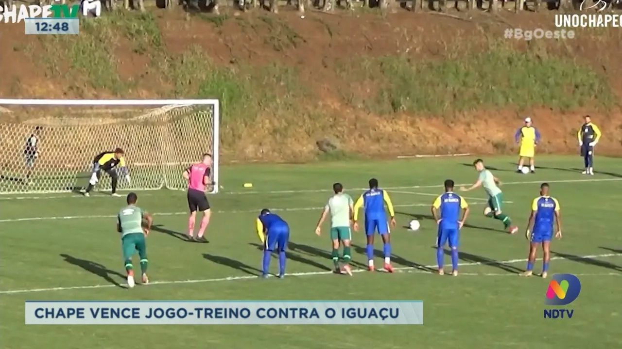Chape vence jogo-treino contra o Iguaçu