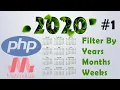 HOW TO MAKE A CALENDAR SCRIPT WITH PHP WITH FILTERS BY WEEK MONTH YEAR MATERIALIZE 1 STARTING MONDAY