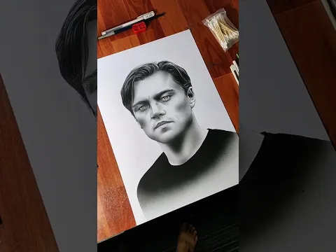 Realistic portrait drawing #shorts #youtubeshorts #art #realistic #portrait #drawing #rahiljindran