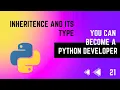 Inheritance and its type Python Tutorial Series In Tamil EMC Academy