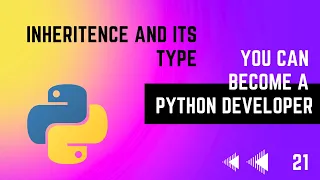 Inheritance and its type Python Tutorial Series In Tamil EMC Academy
