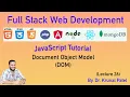 Full Stack Web Development - Lecture 26