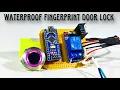 How To Make a DIY Waterproof Fingerprint Door Lock Using R503 and Arduino Home Security System