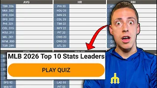 Do We Know EVERY MLB Stat Leader This Season
