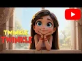 Download Lagu Twinkle Twinkle Little Star | 3D Cartoon Nursery Rhyme with cute baby | Moonlight Baby Song