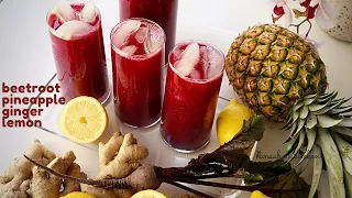 Download Refreshing Immune boosting Beetroot Pineapple, Ginger and Lemon juice. Enjoy! MP3