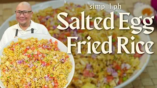 How to Make Salted Egg Fried Rice | Easy & Delicious Fried Rice Recipe