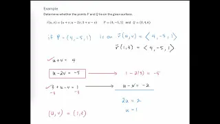 Intro to Parametric Surfaces with Example