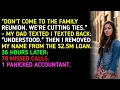Download Lagu DON'T COME TO THE FAMILY REUNION. WE'RE CUTTING TIES.\